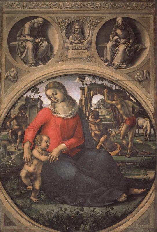 Luca Signorelli Madonna and Child with Prophets France oil painting art